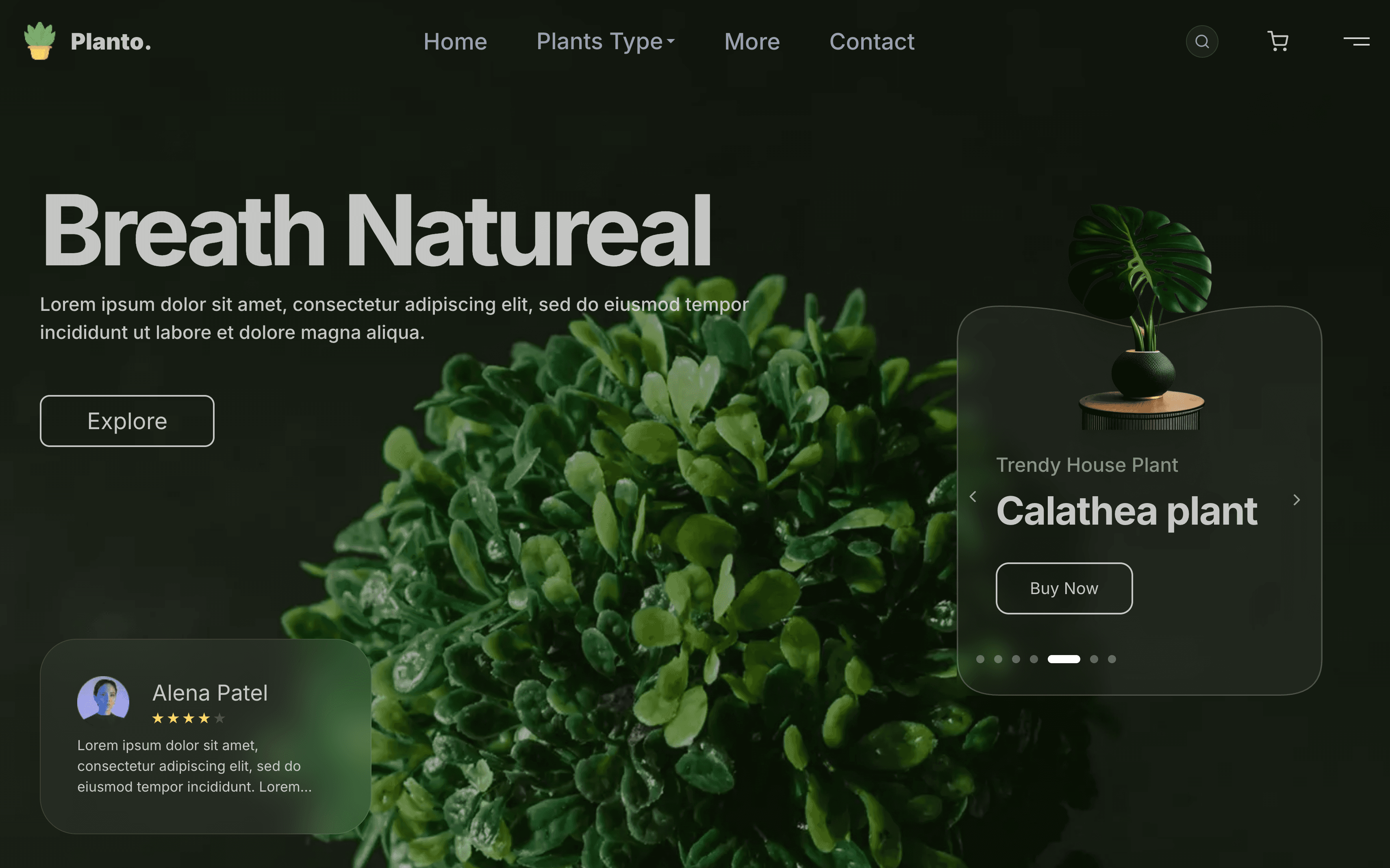 Next.js & React - Pixel-Perfect UI | Parallax & Glassmorphism 0